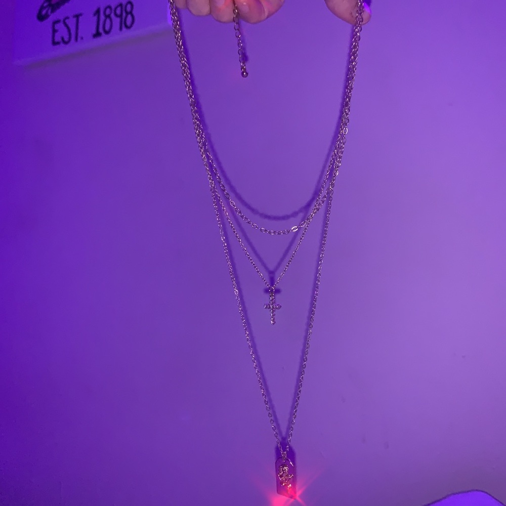 gold layered necklaces